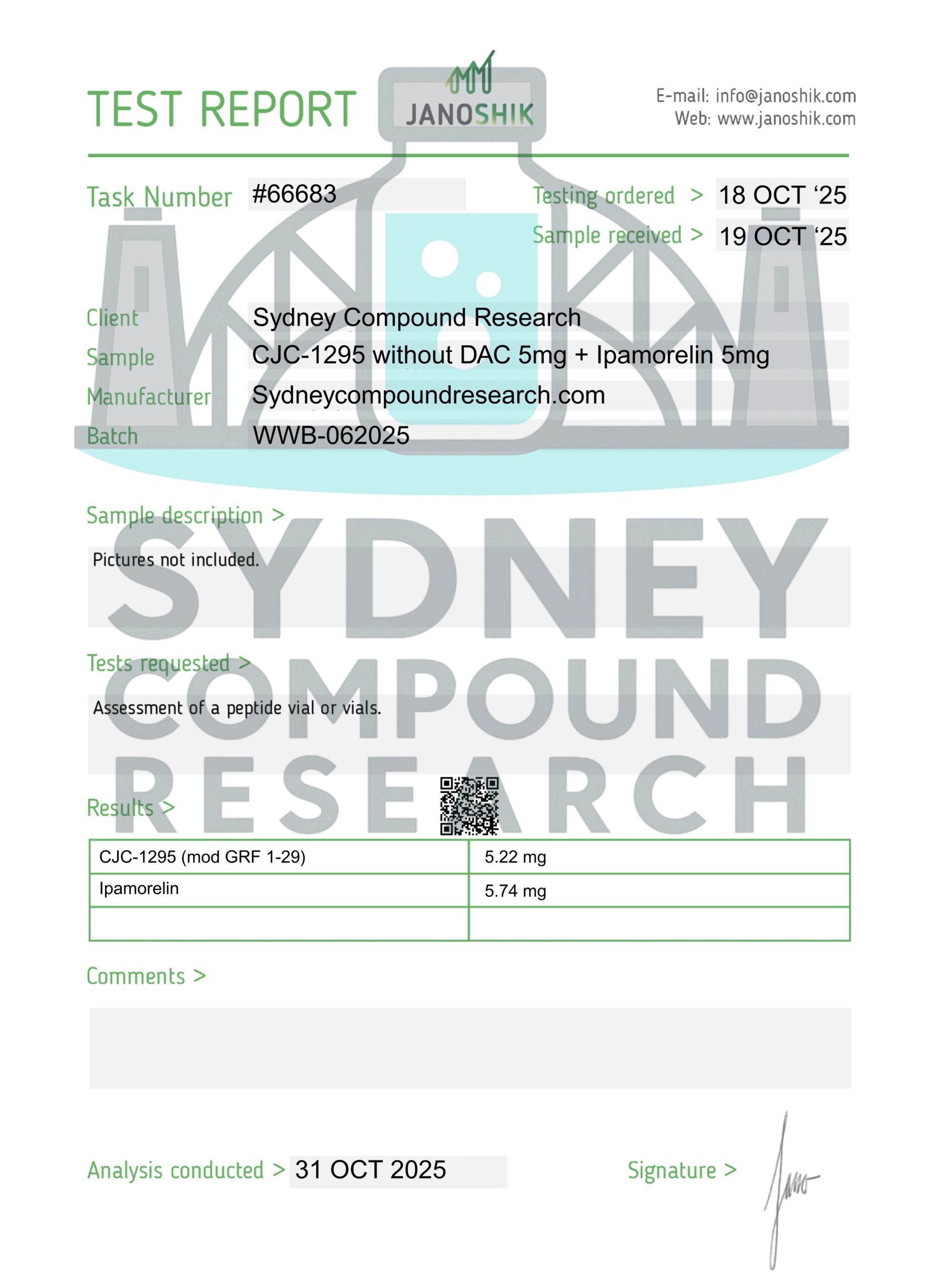 CJC-1295 No DAC + IPAMORELIN 10MG - Image 2
