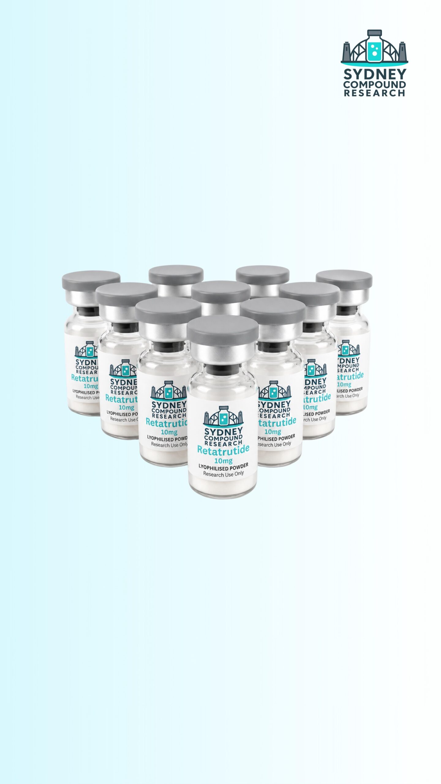 RETATRUTIDE 10MG - 10 VIALS / KIT | ON BACK ORDER 1-2 WEEKS
